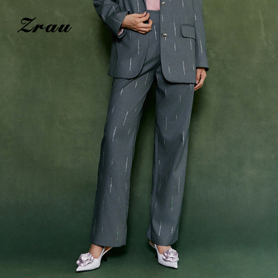 秋季新款高腰气质休闲裤