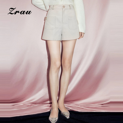 短裤宽松口袋设计直筒裤