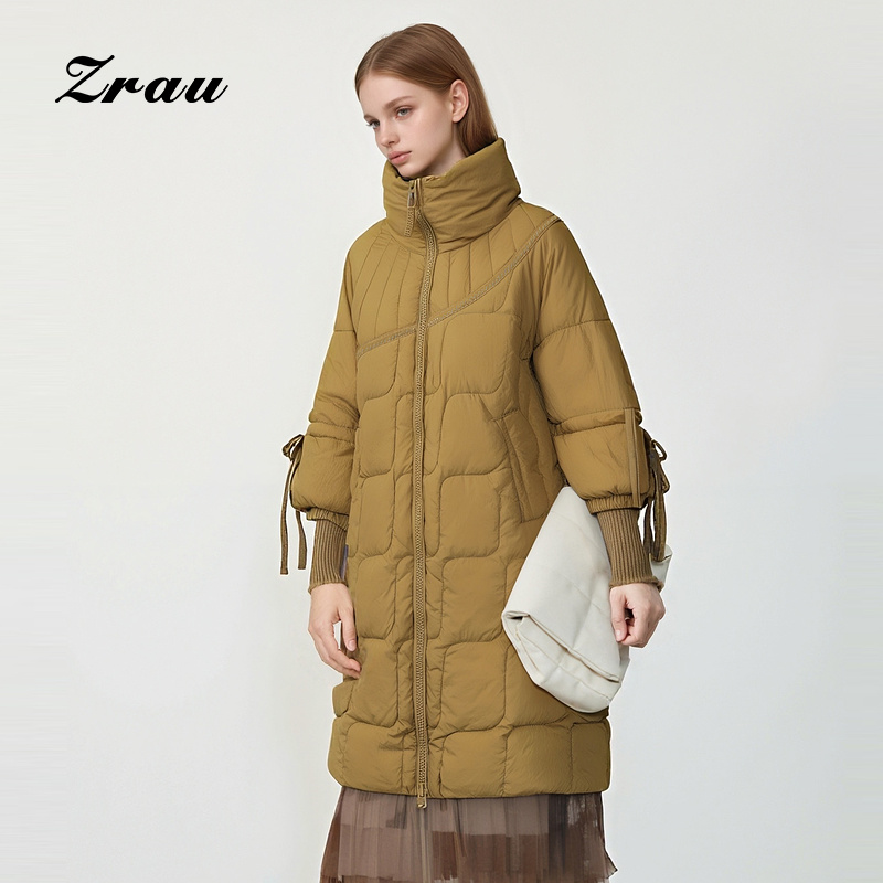 冬季新款白鸭绒羽绒服女