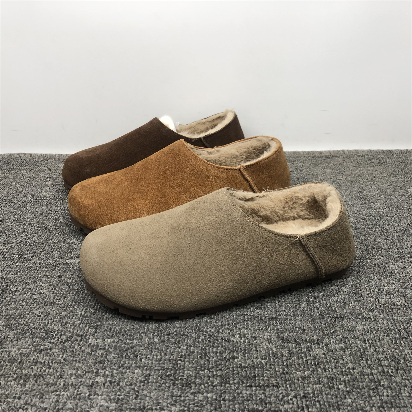 真皮女鞋圆头2025冬新款博肯加棉