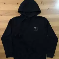 L hooded small flower embroidered hoodie