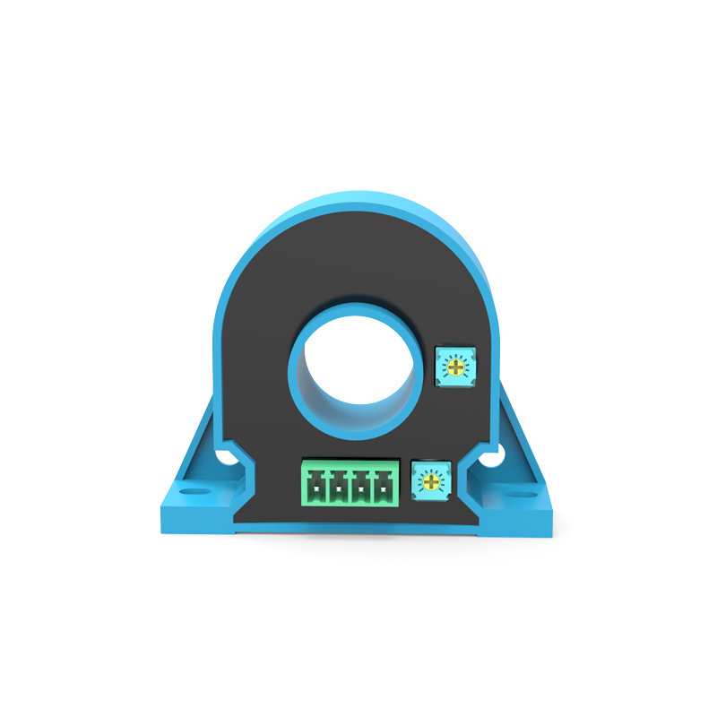 0-100mA霍尔高精度磁通门直流漏电流传感器小电流变送器输出±5V