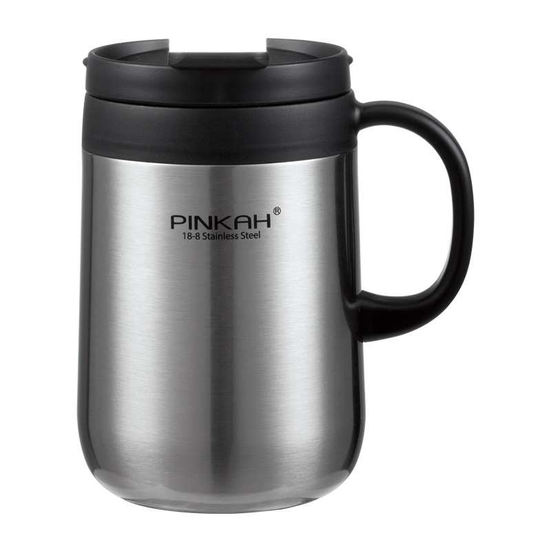 品家家品316不锈钢保温杯460ml抽真空办公室杯子水真空锁温