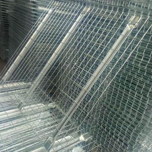 丝网层板仓储笼厂家重型货架用拆卸式金属网片护栏