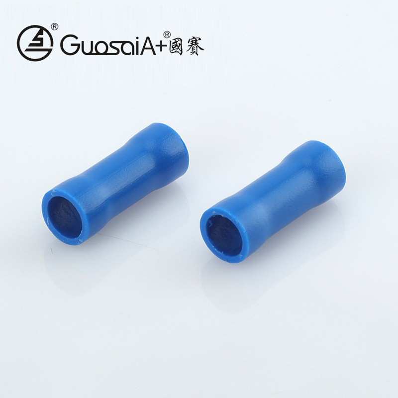 供应冷压PVT2接线端子PVC软护套短形全绝缘中间接头短形平行端子