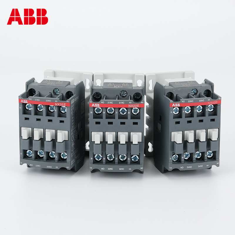 ABB中间继电器NX22E交流接触器式继电器NX31E/NX40E AC220/110/24