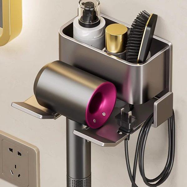 吹风机置物架免打孔卫生间壁挂式电吹风支架浴室风筒收纳架子挂架,家庭/个人清洁工具,吹风机置物架,淘宝优惠券,粉丝福利购,淘宝优惠卷