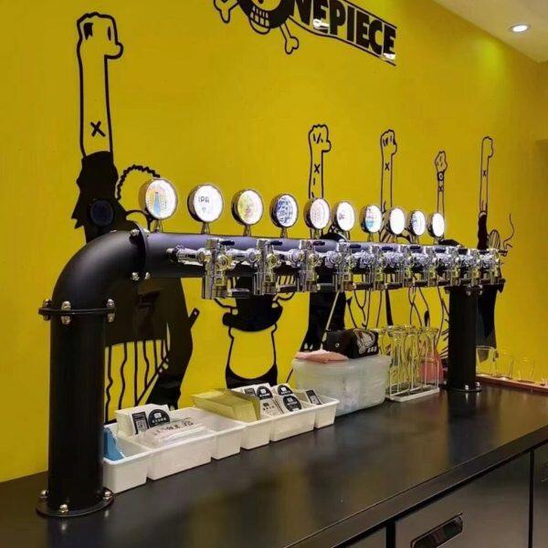 明翔啤酒墙加长泡沫飞马灌装消沫打酒器扎啤机等压灌瓶打包酒头阀