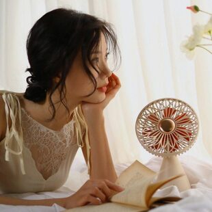 生态链桌面小风扇超静音办公室桌大风力宿舍充电