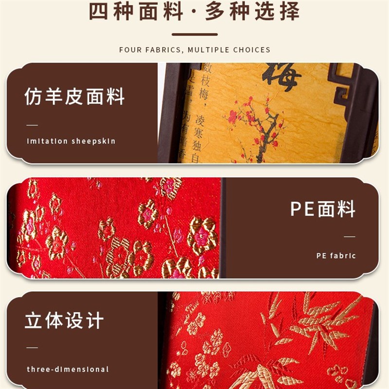 中式仿古仿实木宫灯广告茶楼印字民宿饭店餐厅客栈户外防水装饰灯