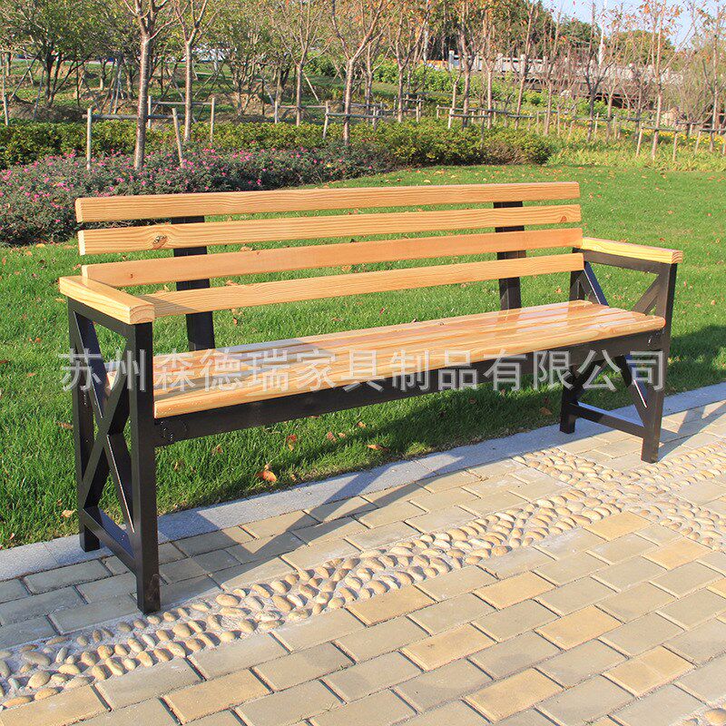 户外广场公园学校靠背座椅 公共休闲长椅景区排椅商场休息公园椅