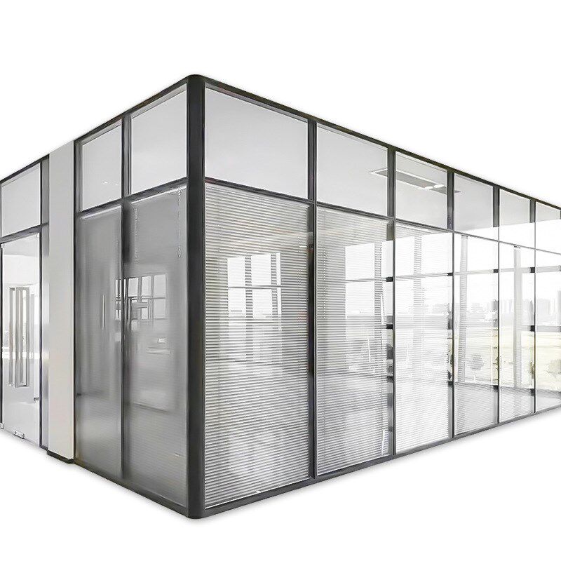 铝合金隔断玻璃隔断中空百叶隔墙办公室玻璃隔断隔音高隔间型材