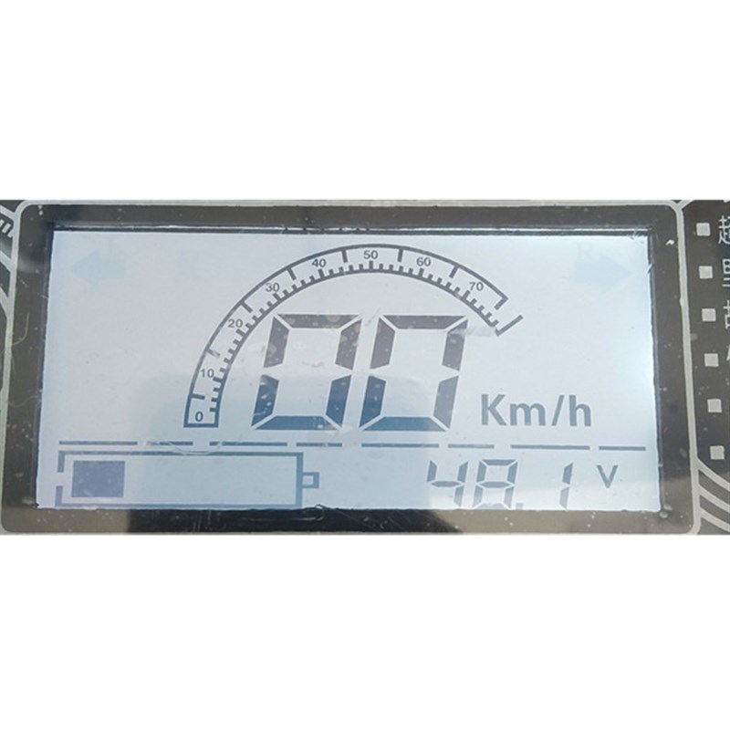 佳越佳悦电动车仪表总成48-72V速度里程表电动车电压显示仪表壳