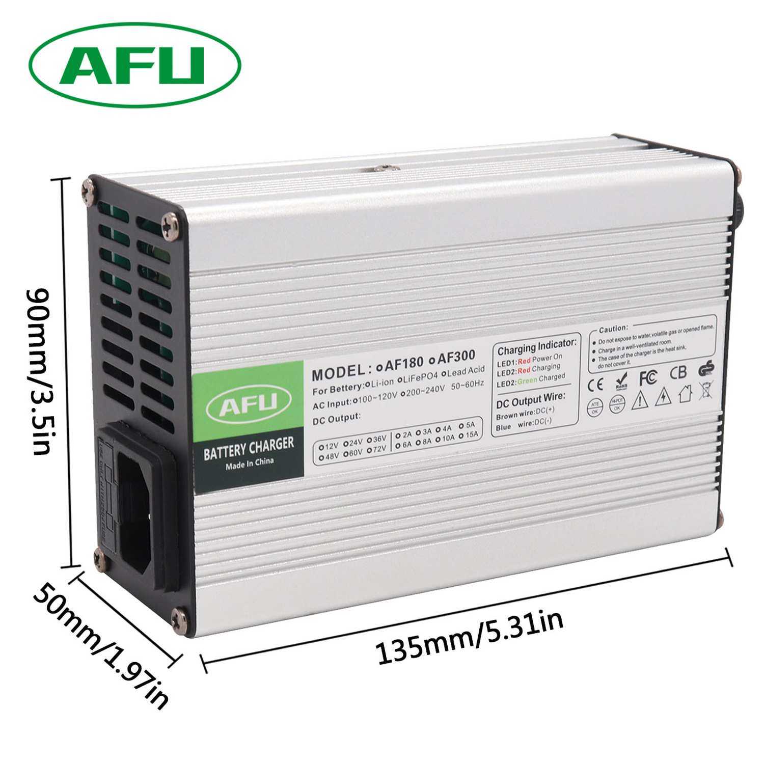 29.2V6A8A10A铝壳智能充电器8S 25.6V磷酸铁锂电池组