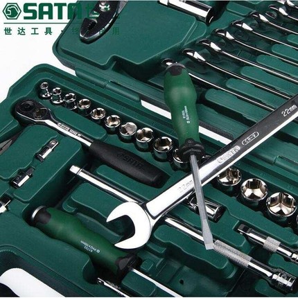 世达56件快修店专用组套09509 棘轮套筒五金汽修汽保工具修理修车