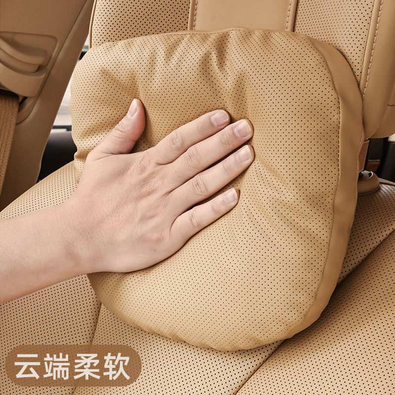 wC0AITO问界M7头枕车用护颈枕腰靠m9 M5原车色专用枕头汽车内饰用