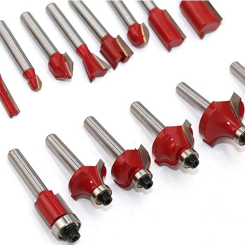 旺5件套木工铣套装厂家恒现货供应修边机木工1397铣刀厂家刀头刀