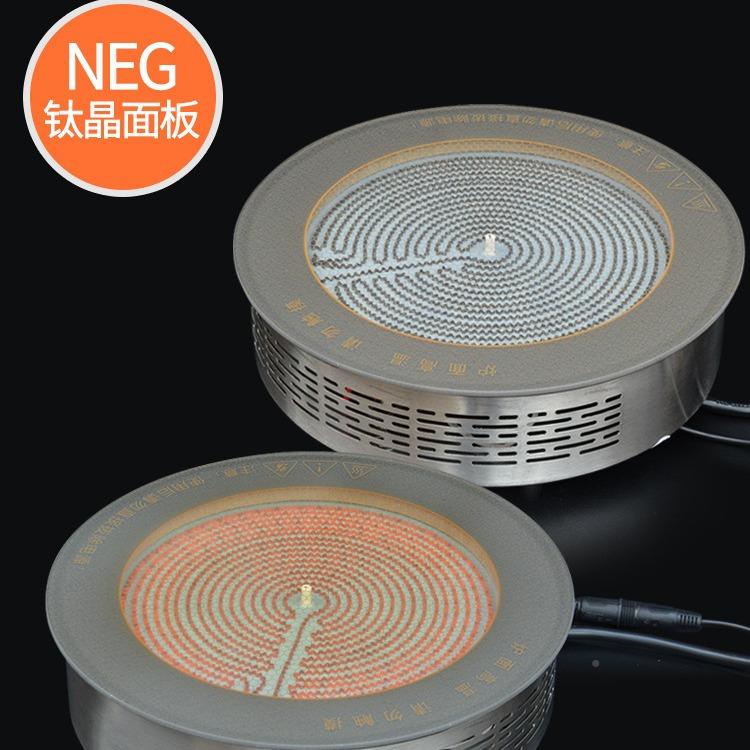 君耀110V2288c10v钛陶晶电陶炉2500W大功率圆形火锅大2火力商用电