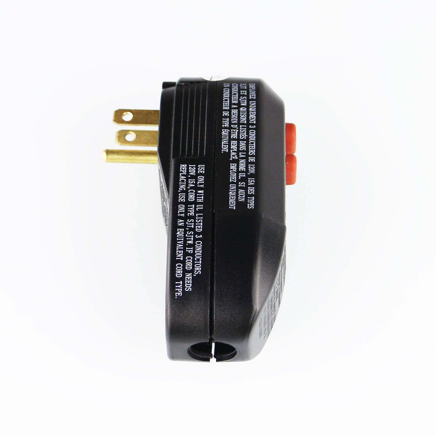 GCI标美式美规漏电保T护插头电源线10FA/美15A41012美国EL