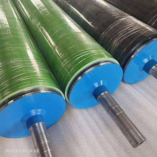 98涂胶氨辊压辊厂辊家供应包胶筒包丁聚酯胶轮橡胶辊旧辊晴包胶