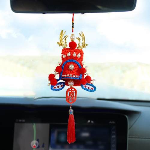 dy织材料包京剧戏曲凤冠头饰新款手工jsfg编纪念汽车挂件品结婚i