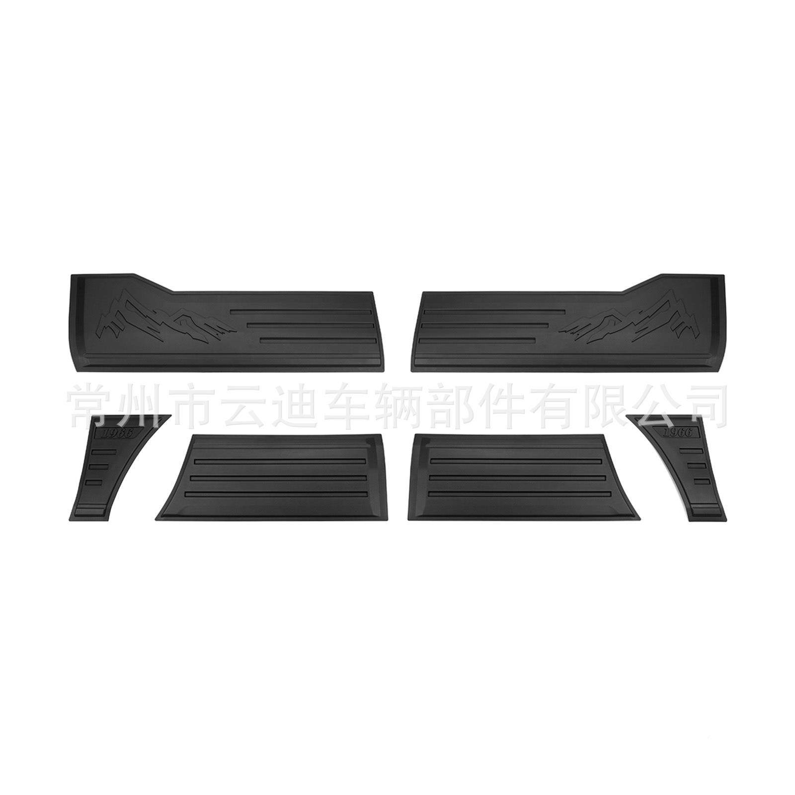 适用福特烈马车门防撞条改装身擦车装饰板车门防刮门边防刮蹭防护