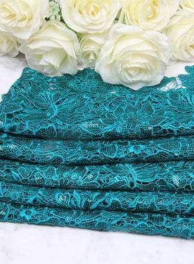 202新款水溶亮片3绣花面料时尚服布装饰32048旗袍礼服刺绣饰料现