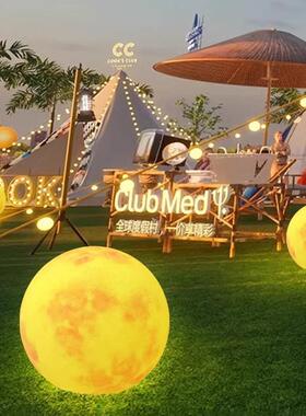 外月球太阳灯能庭院露台草坪灯院子灯氛围灯别墅76881花户园景观