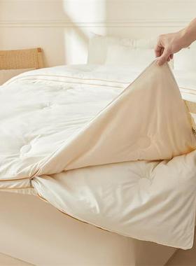 豆大生纤维子母被二合一拉链款ZMB-1661被子冬学被棉被冬季宿舍双