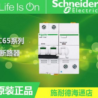 【原装正品】施耐德漏电断路器2P D20A带漏电A9F19220+A9V53240