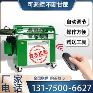仿手工小型甘蔗削皮机全自动摆摊电动去皮机削甘蔗机器切段一体机