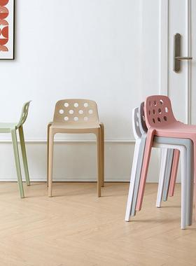 加塑料凳子厚家用板尚凳北欧简高约客厅时餐71715桌凳商用结实等
