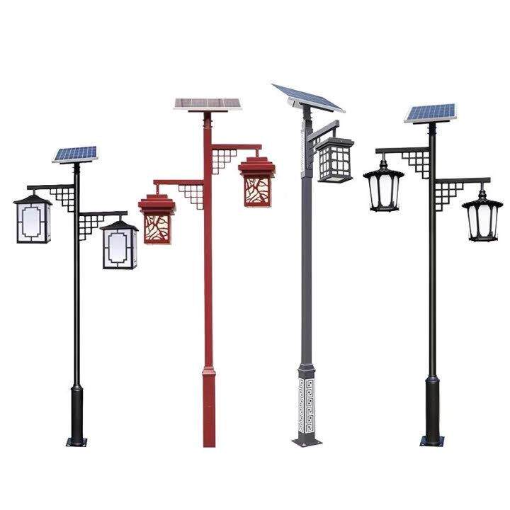 户外仿古中式庭院灯3仿单双头太阳能笼古庭DLTYD-00院米灯中式灯