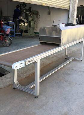 隧道式油流线烘干机红外线NF-4062L干小型烘干烤箱水皮具手袋边烘