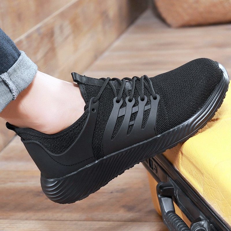 劳保鞋工作鞋防砸防刺男女透气防静E电钢包头防臭绝缘鞋厨师轻软