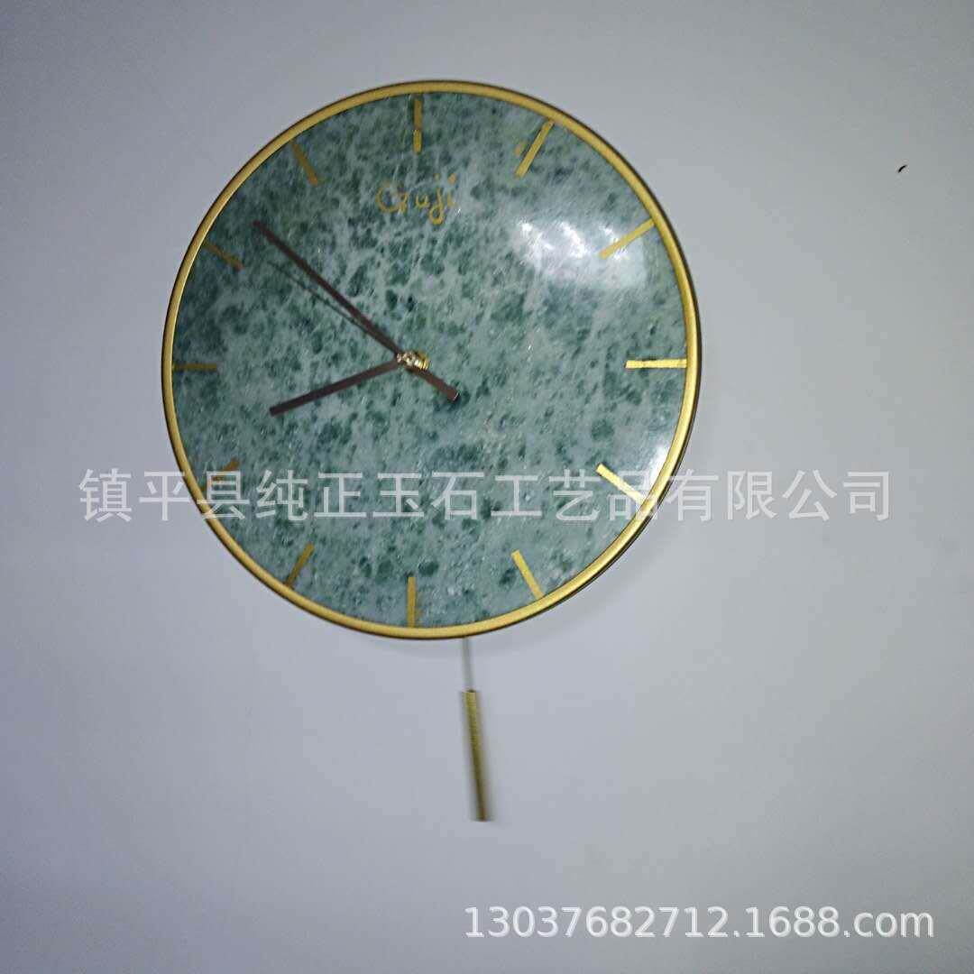制XAE作销售T然挂钟T玉玉然石面板静石音机芯