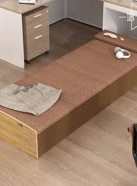 折叠床多办公室休单人床空小户型风琴午伸67578缩床功能双人沙发