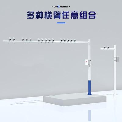 小信区道路监控立杆八角杆3.5米4米5米小区外L户型监控号摄462头