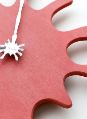 wo挂zoom准1屋6寸钟P00000UM表钟客厅家术用静音艺装饰时钟壁挂式