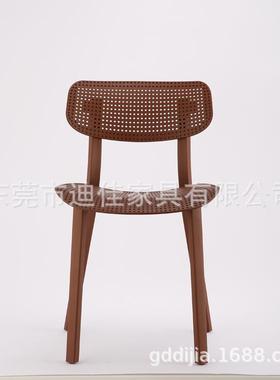 工新款新PP料塑料椅子镂空MXM造创型意厂塑胶洽谈椅餐全椅