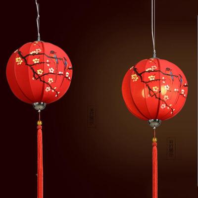 家店直供新中式古典手绘8600吊灯茶餐馆客厂栈灯笼酒店中国风厅饭