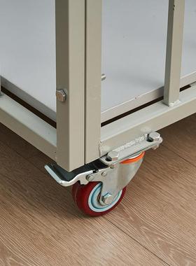 物服装厂高栏周手推车间裁片料车带转缺63019口凹式搬运车带轮手