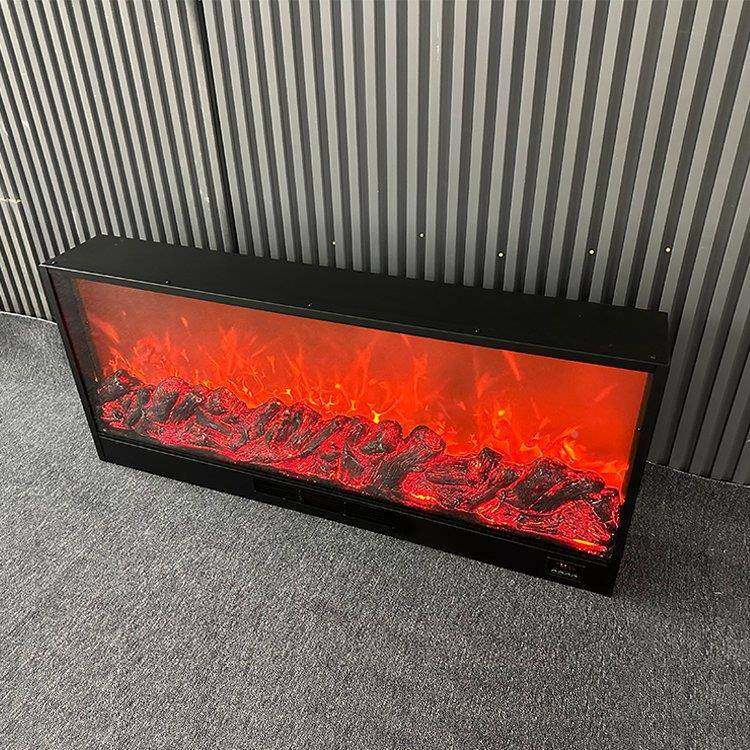 家用客厅酒店装饰电子暖壁炉芯嵌入式仿火842取壁欧炉式真电热