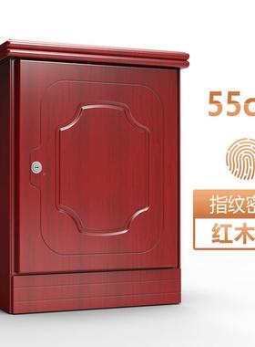 床头保险m柜家形用63155c指纹密码隐保险箱防高盗防撬床头柜入墙