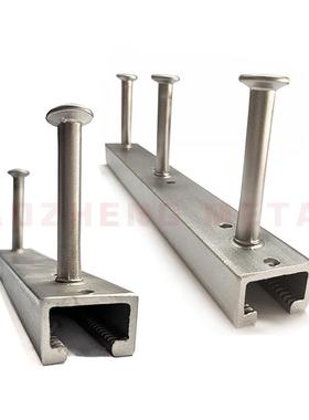 管廊托臂支架不锈钢30埋4316槽式524埋件T型隧道接预触网槽道