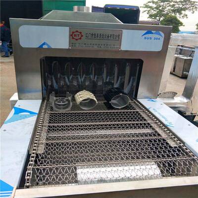 厂家造商压缩机波配除制油清洗机履带式超声清洗烘干AZP件线