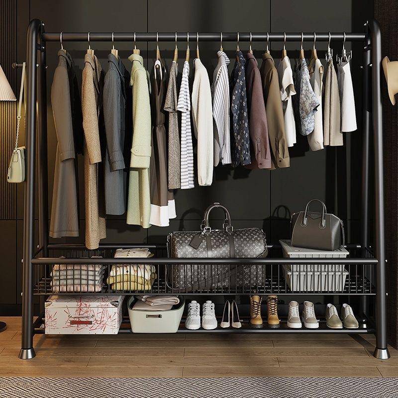 落爆款用晾衣架加粗款地家晒衣架阳台卧挂衣架子室内室单杆衣咨询