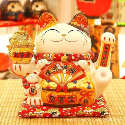 LB21003摇手招财猫摆件客开业大号店铺收银台前台家居厅饰乔新迁