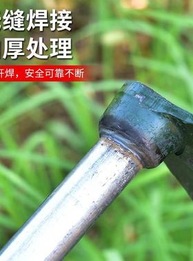 全钢一体头种家用锰钢加厚农用工具菜42460锄老式开山大锄多头挖