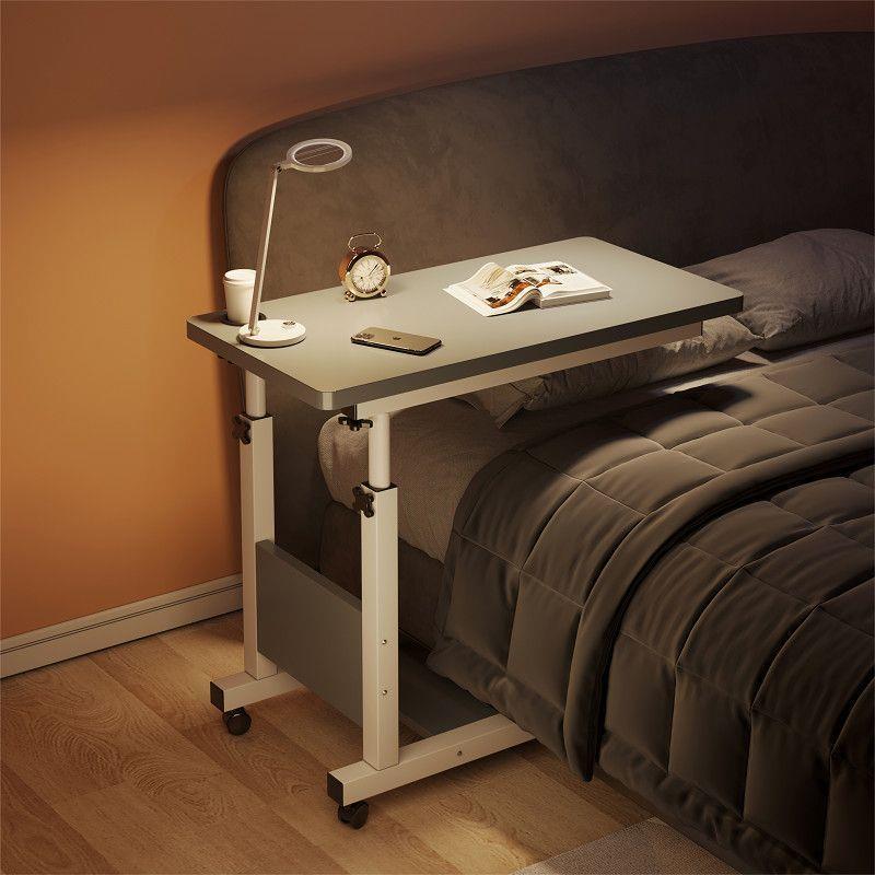 家用床边桌护理病人床上餐桌可移动懒人升降可折叠养老院病床桌子